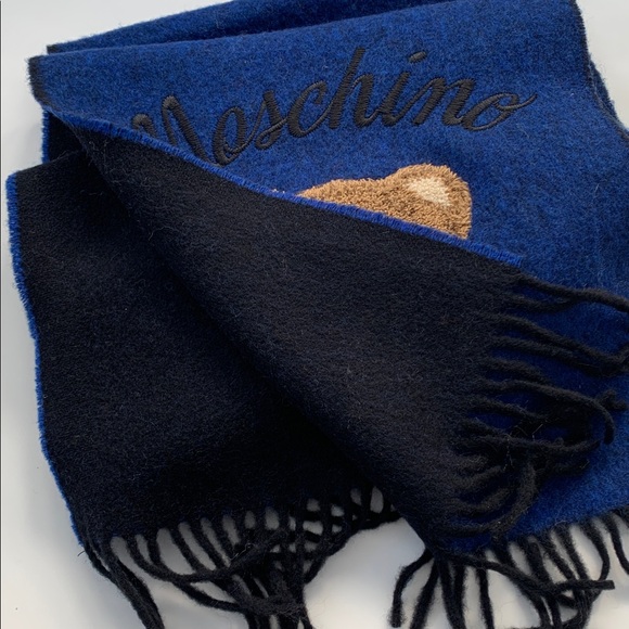 💙💙💙 Moschino wool blend teddy bear scarf - Picture 2 of 5